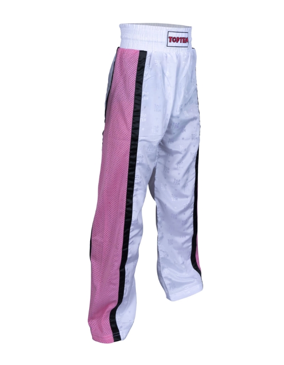 Topten trouser Mesh white/pink