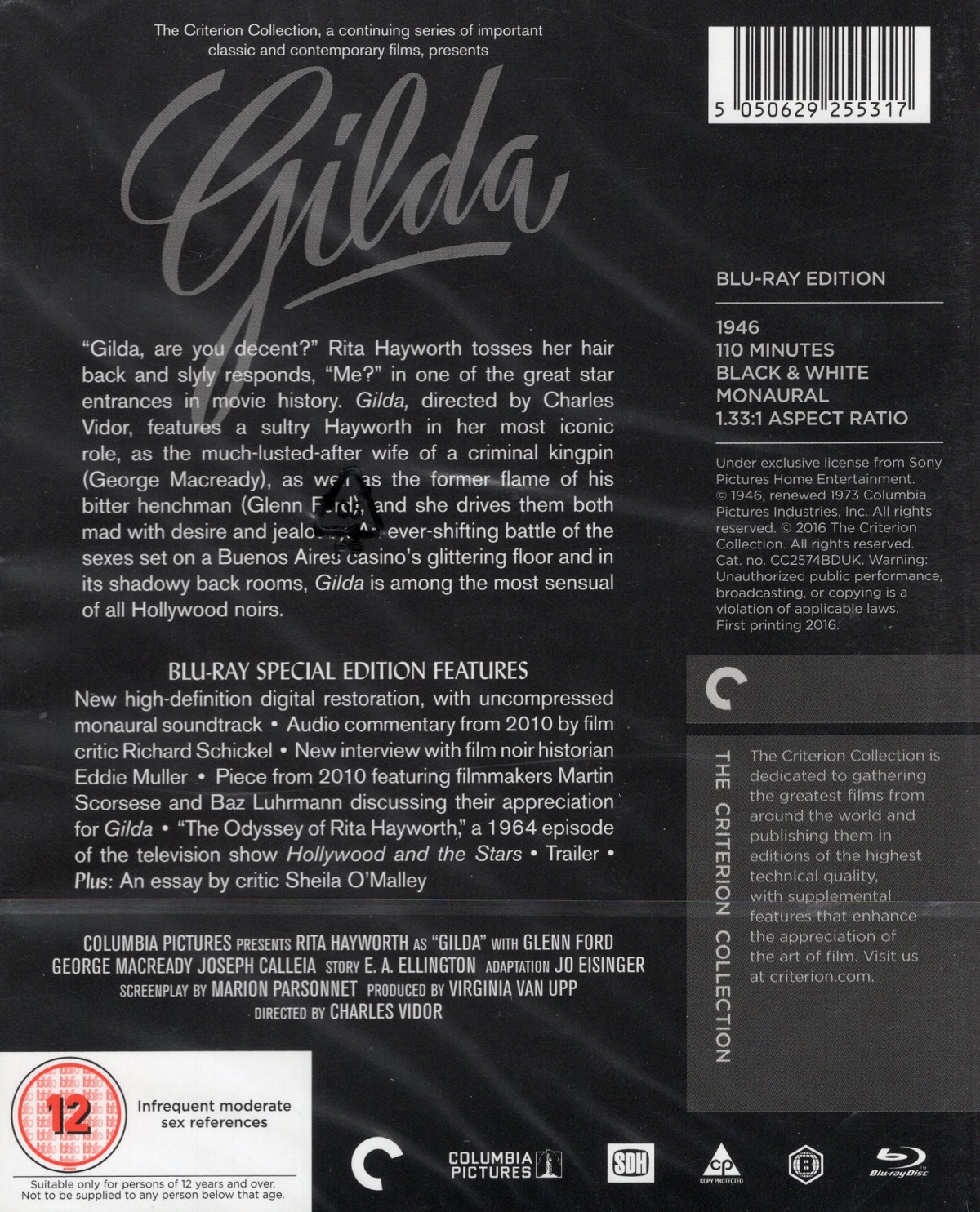 Gilda (Criterion Collection) (ej svensk text) (Blu-ray) - 2
