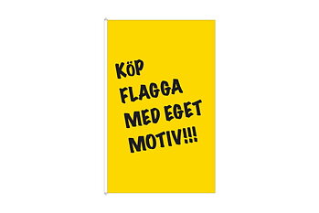Flagga med Eget motiv