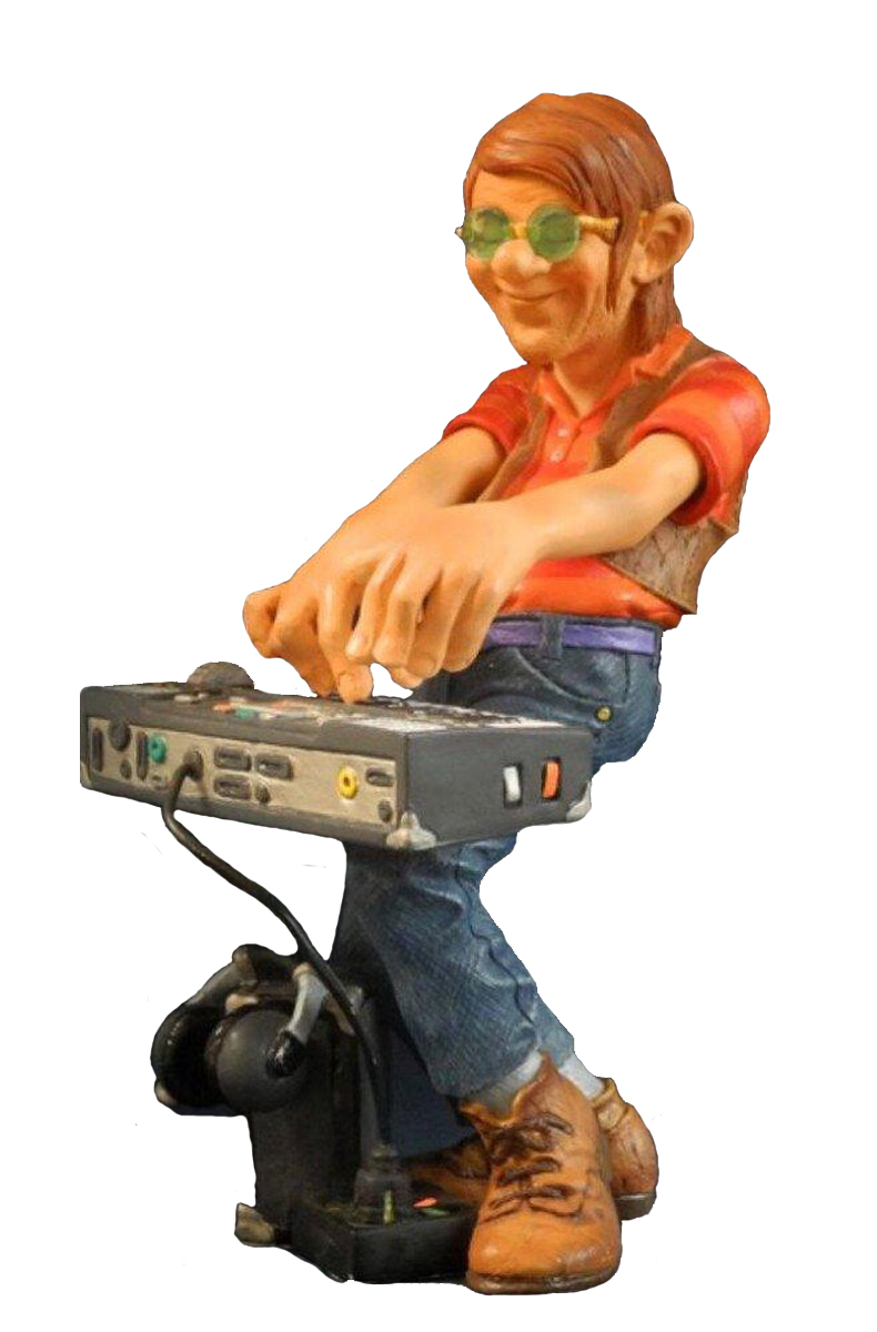 Statyett: Big Bang Band - Rock Keyboardist 21cm