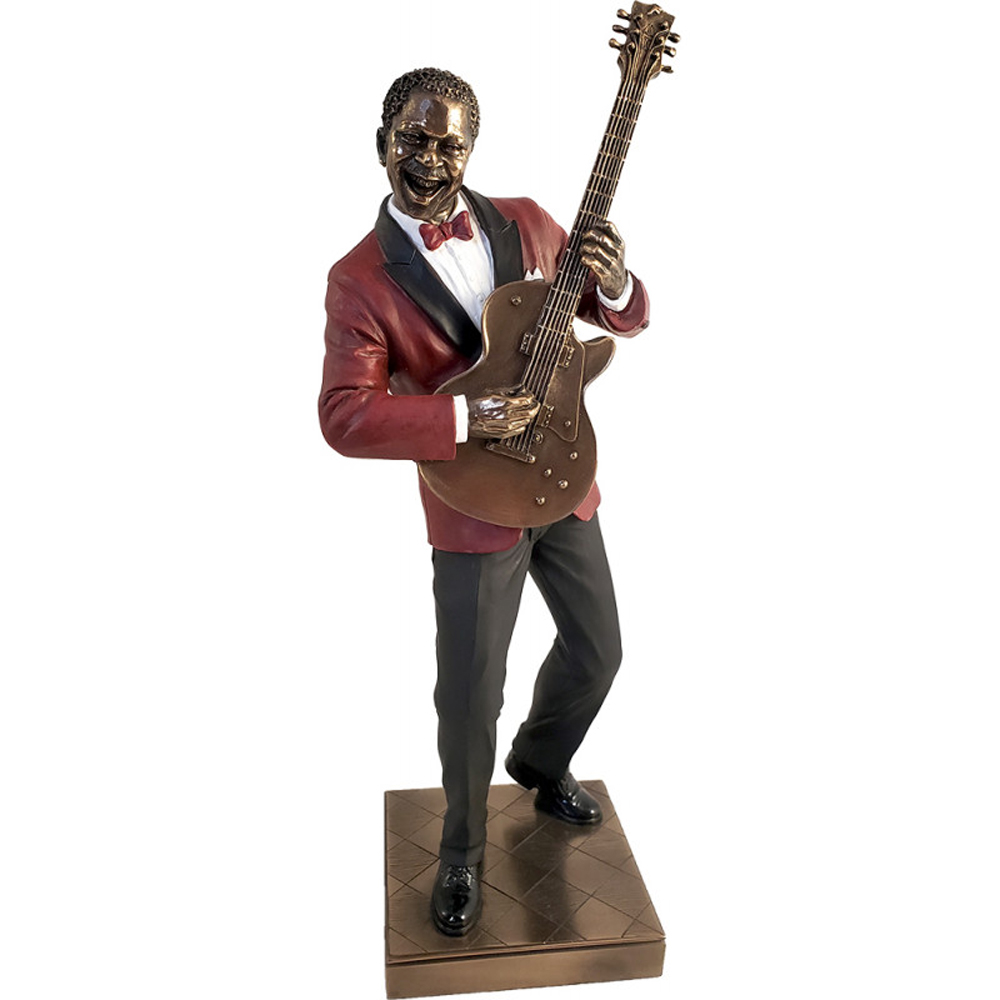 Statyett: Jazzfigur - Elgitarr 33 cm