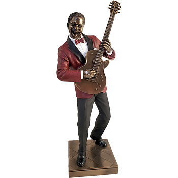 Statyett: Jazzfigur - Elgitarr 33 cm