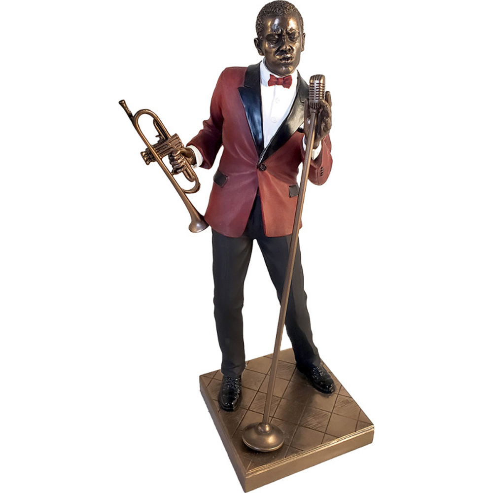 Statyett: Jazzfigur - Sångare 29 cm