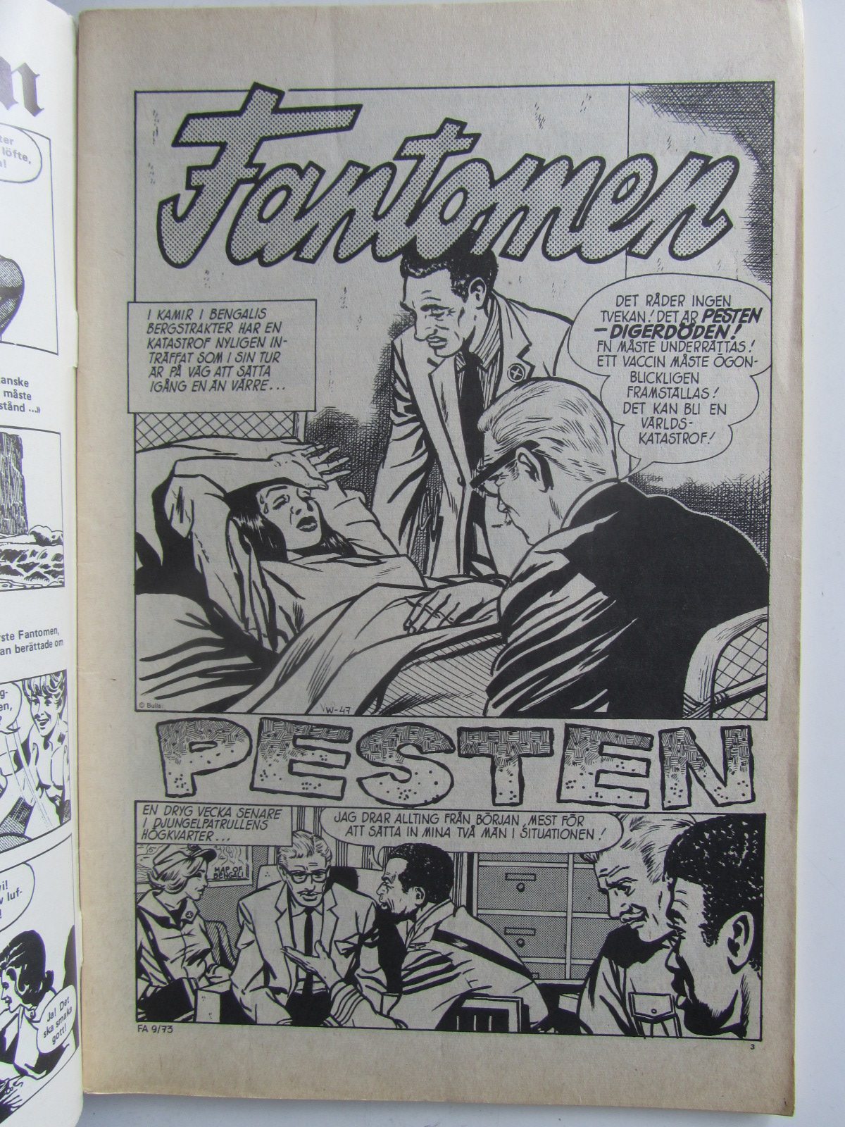 Fantomen 1973 09 Vg+ - 3