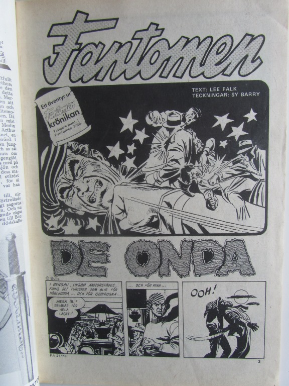 Fantomen 1973 21 Vg+ - 3