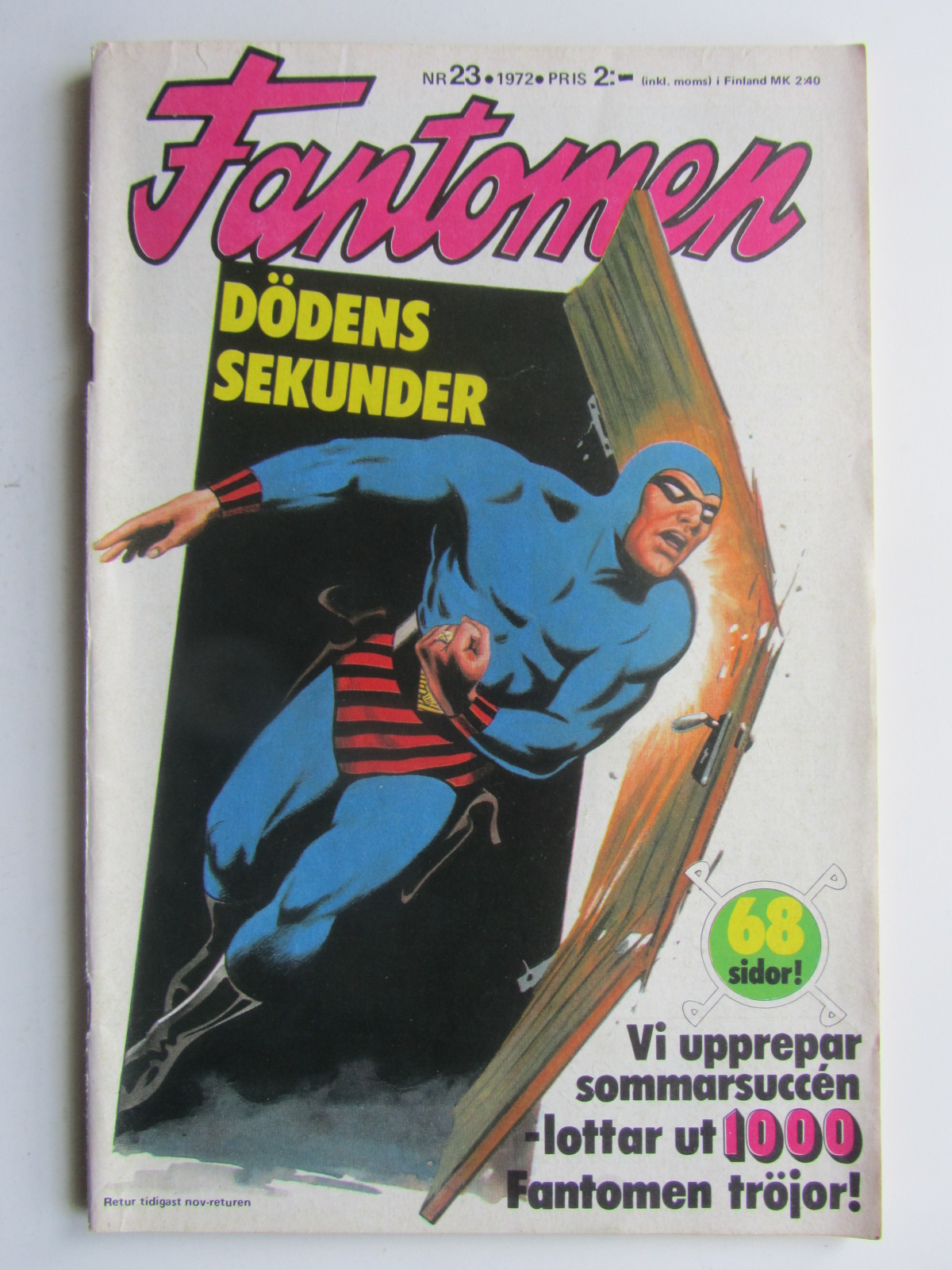 Fantomen 1972 23 Vg