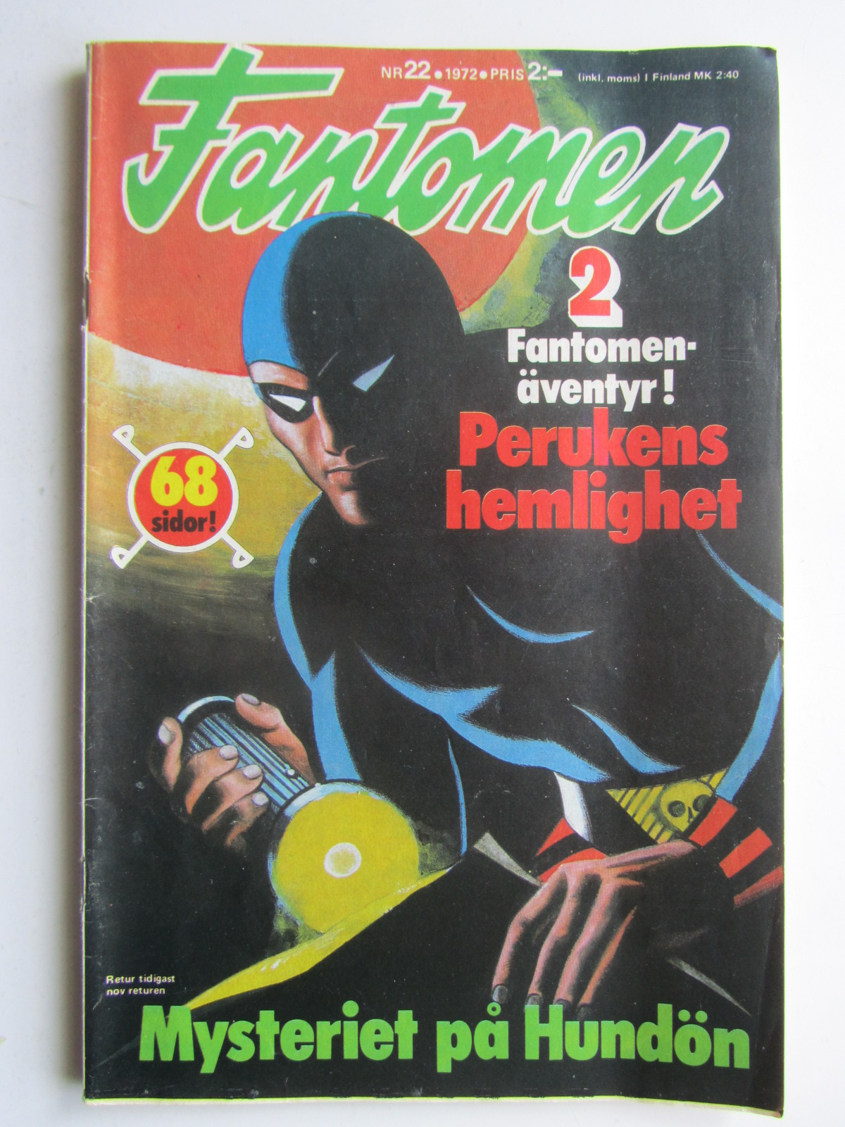 Fantomen 1972 22 Vg