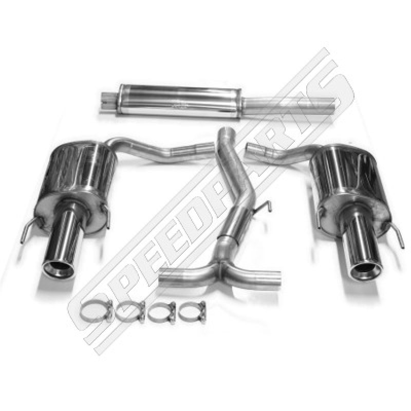 Sportavgas rostfritt  9-3 XWD - 2
