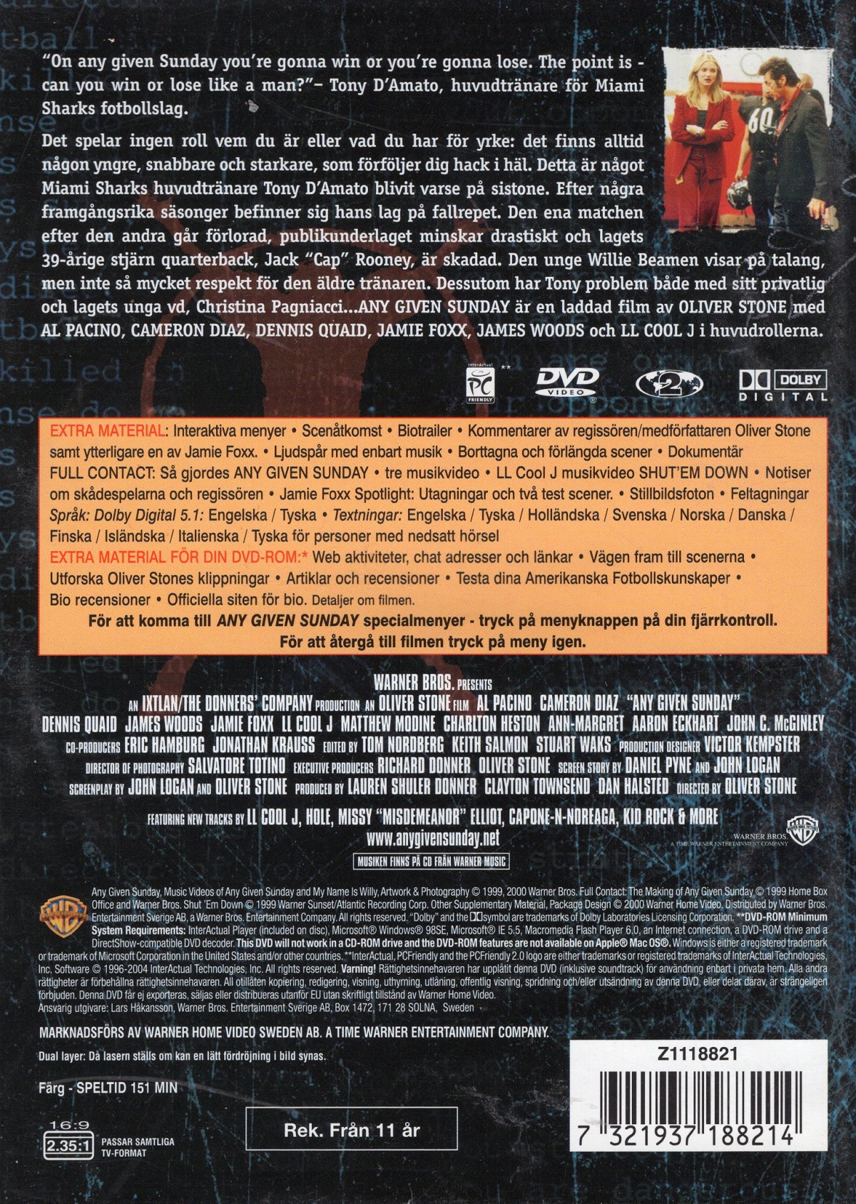 Any Given Sunday (Begagnad) - 2
