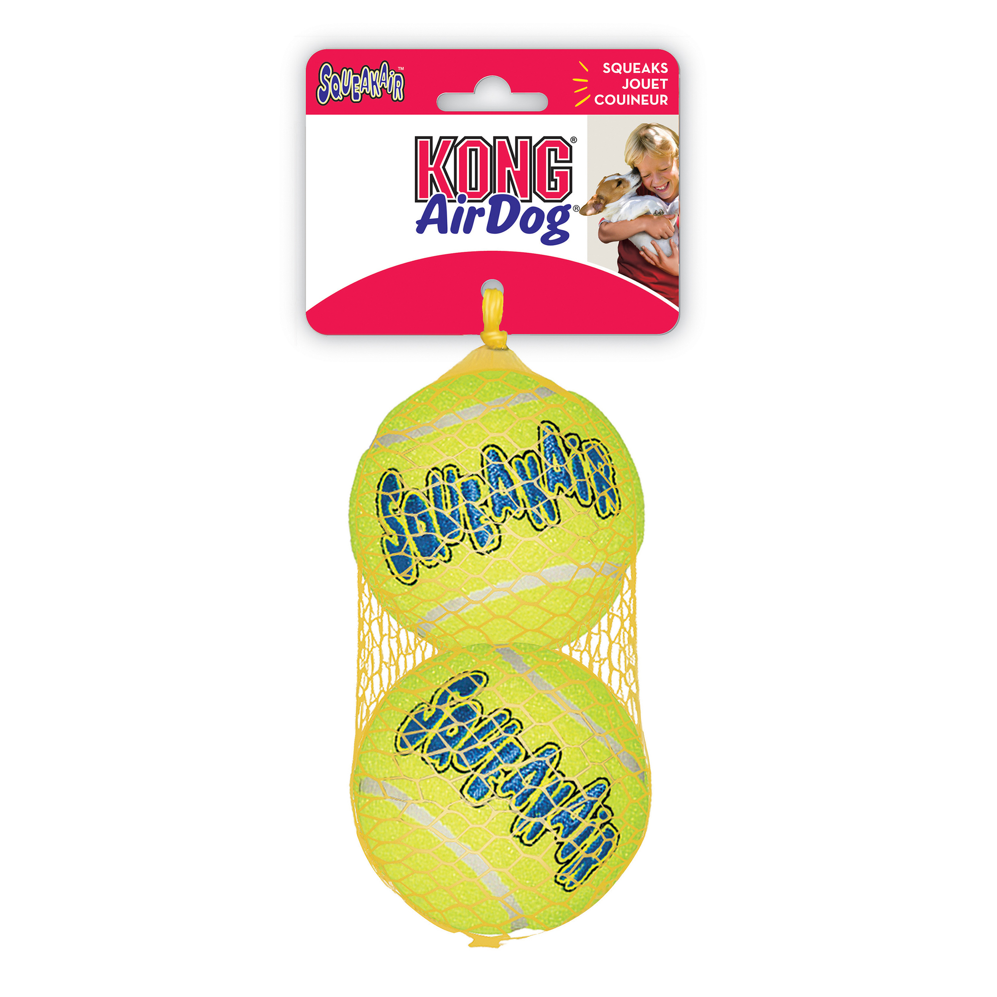 Kong tennisboll m pip 7,5 cm (L) -2-pack
