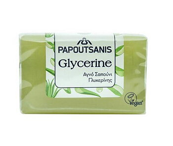Glycerine soap with the scent of aloe tonic, 125g, papoutsanis