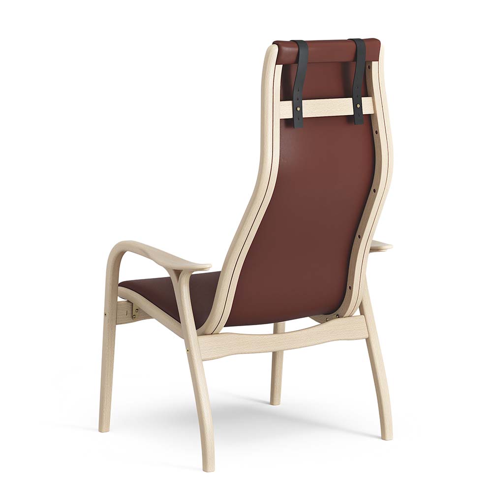 Lamino Armchair (Beech/Leather) - Swedese - 7