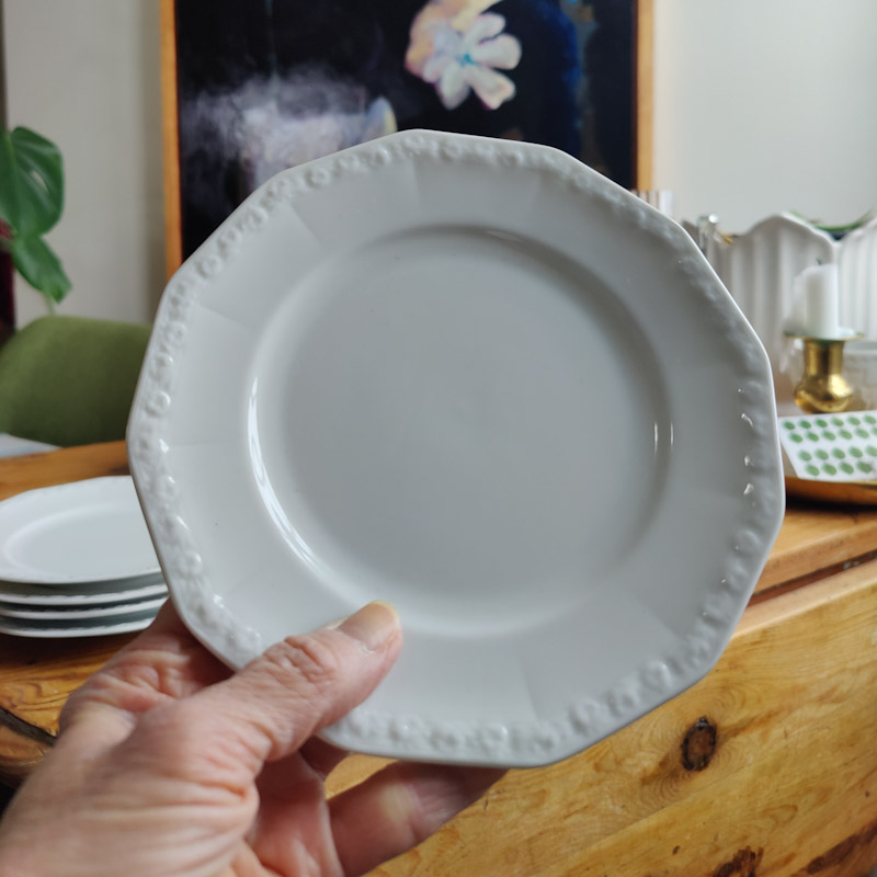 Maria vit assiett från Rosenthal 