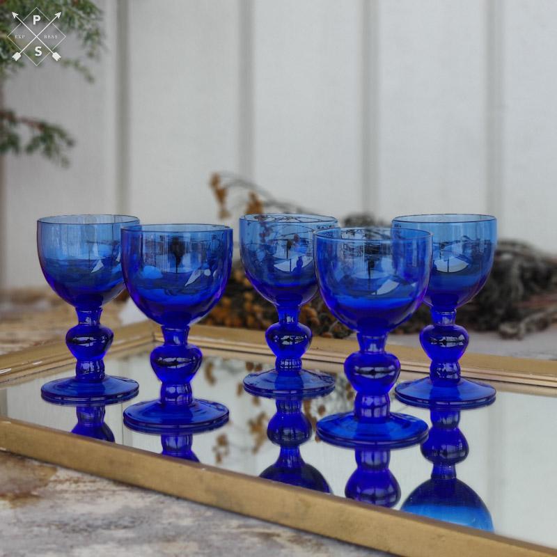 Blå glas
