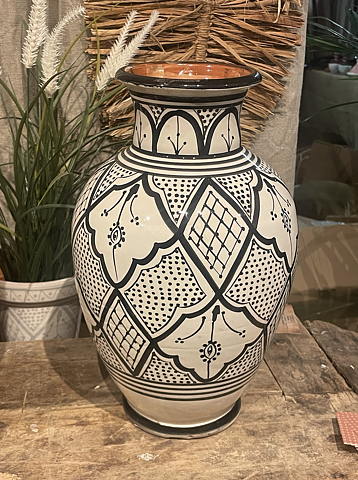 Urna Moroccan Home Svart 35cm