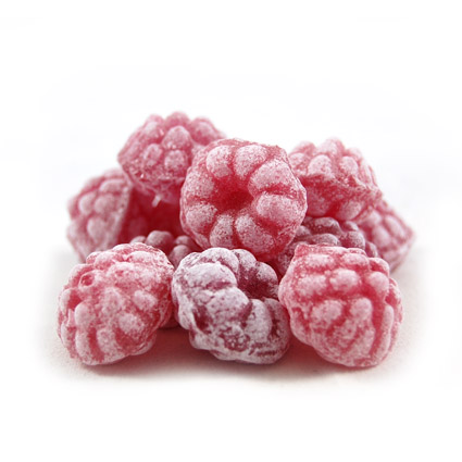 Hallonkarameller 100g