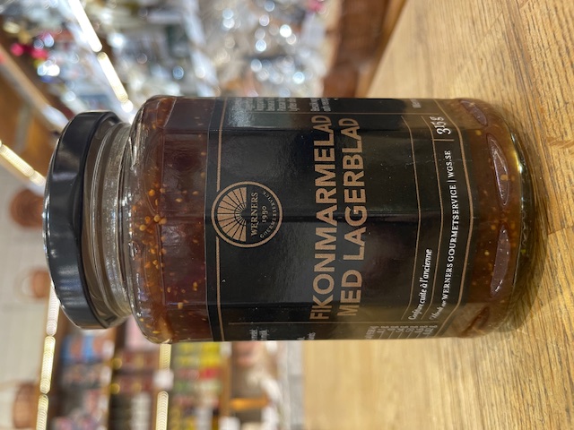 Werners - Marmelad Fikon med Lagerblad 315g