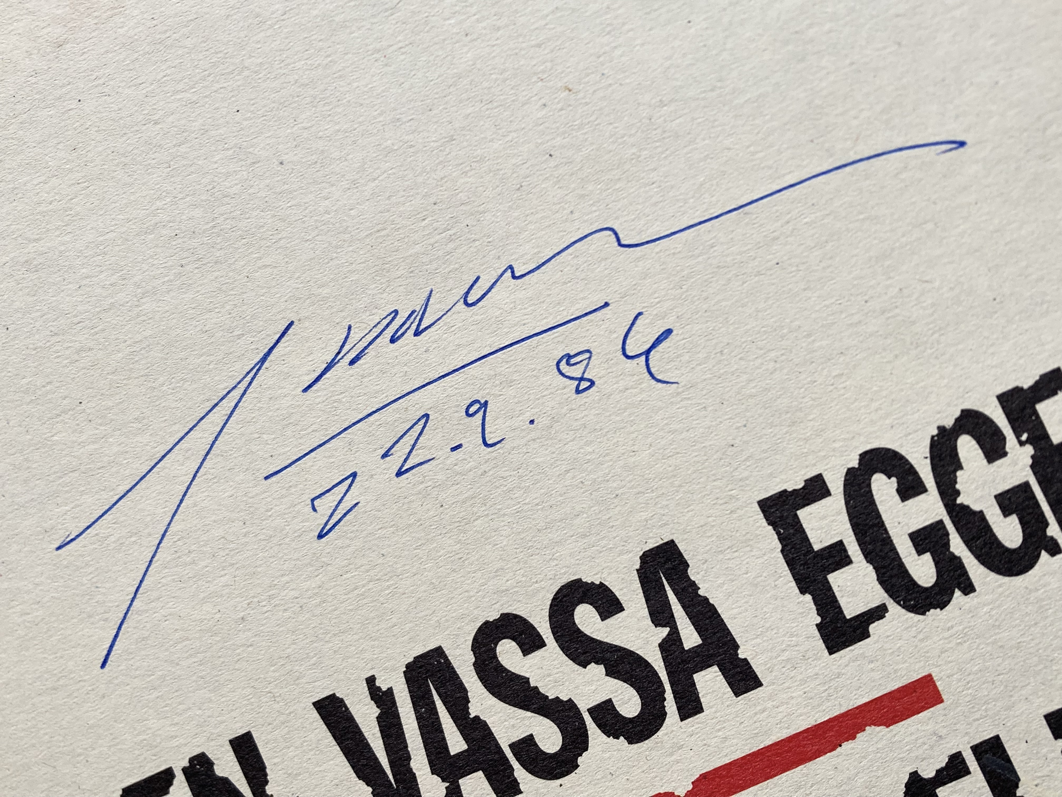 ULF LUNDELL - Den vassa eggen SIGNERAD 2LP 1985 - 4