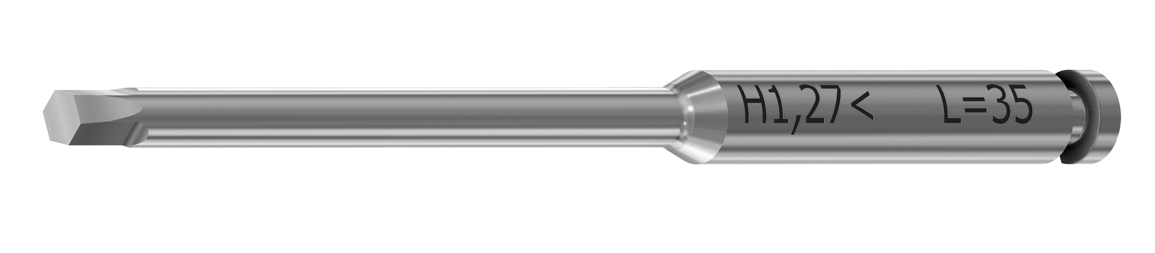Screwdriver 35mm hex. 1,27mm head