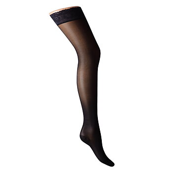Tyylikkäät stay-up -kompressiosukat 18–22 mmHg