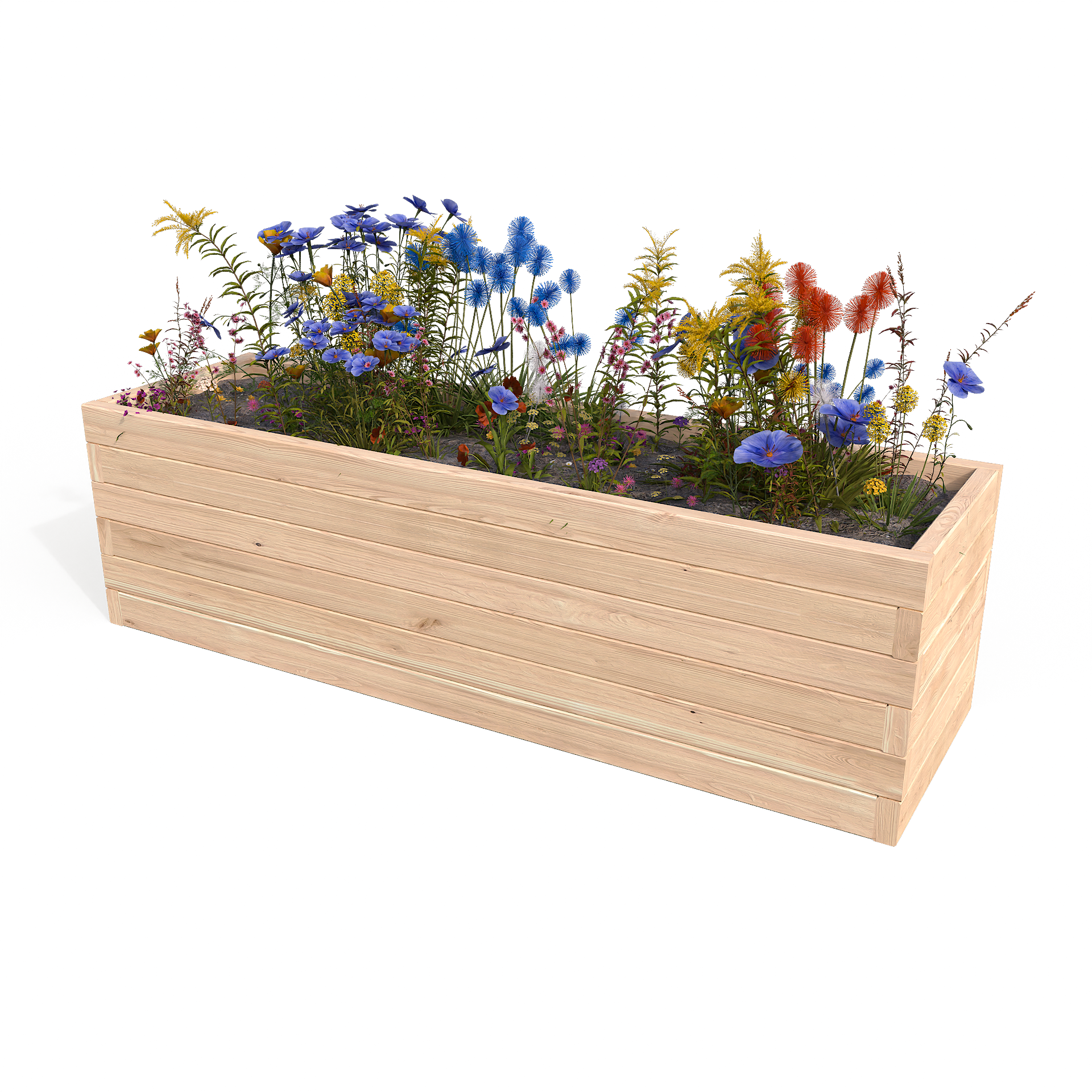 Blomlåda obehandlad