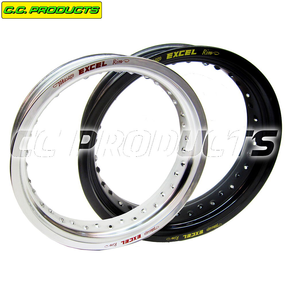 Motorcycle Rim 17 Excel 21x1.85 36H Black Motorcycle Rim