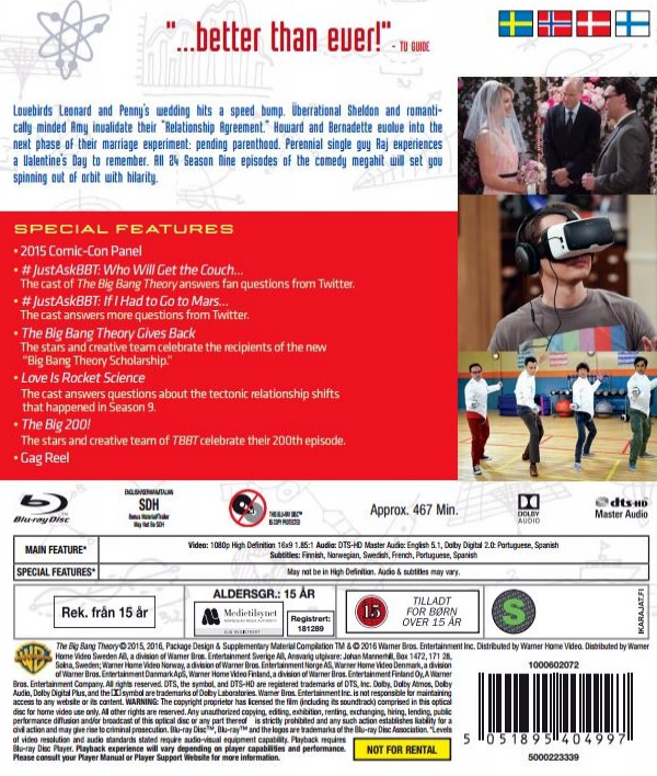 Big Bang Theory - Säsong 9 (Blu-ray) - 2