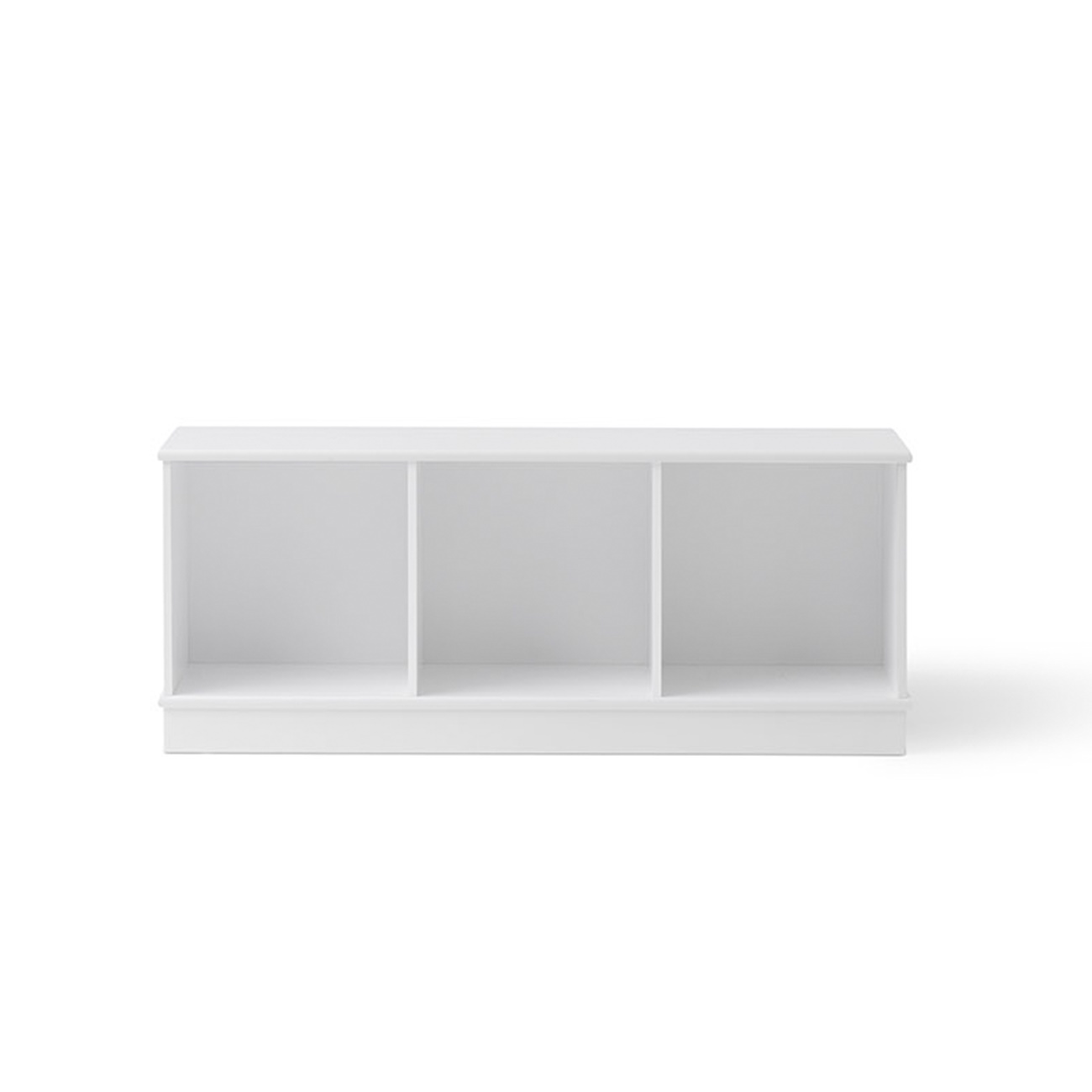 Wood bokhylla 3 x 1 med sockel Oliver Furniture 