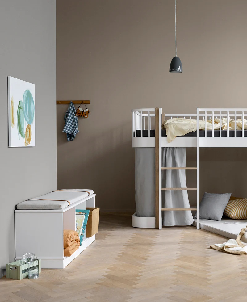 Wood bokhylla 3 x 1 med sockel Oliver Furniture  - 3