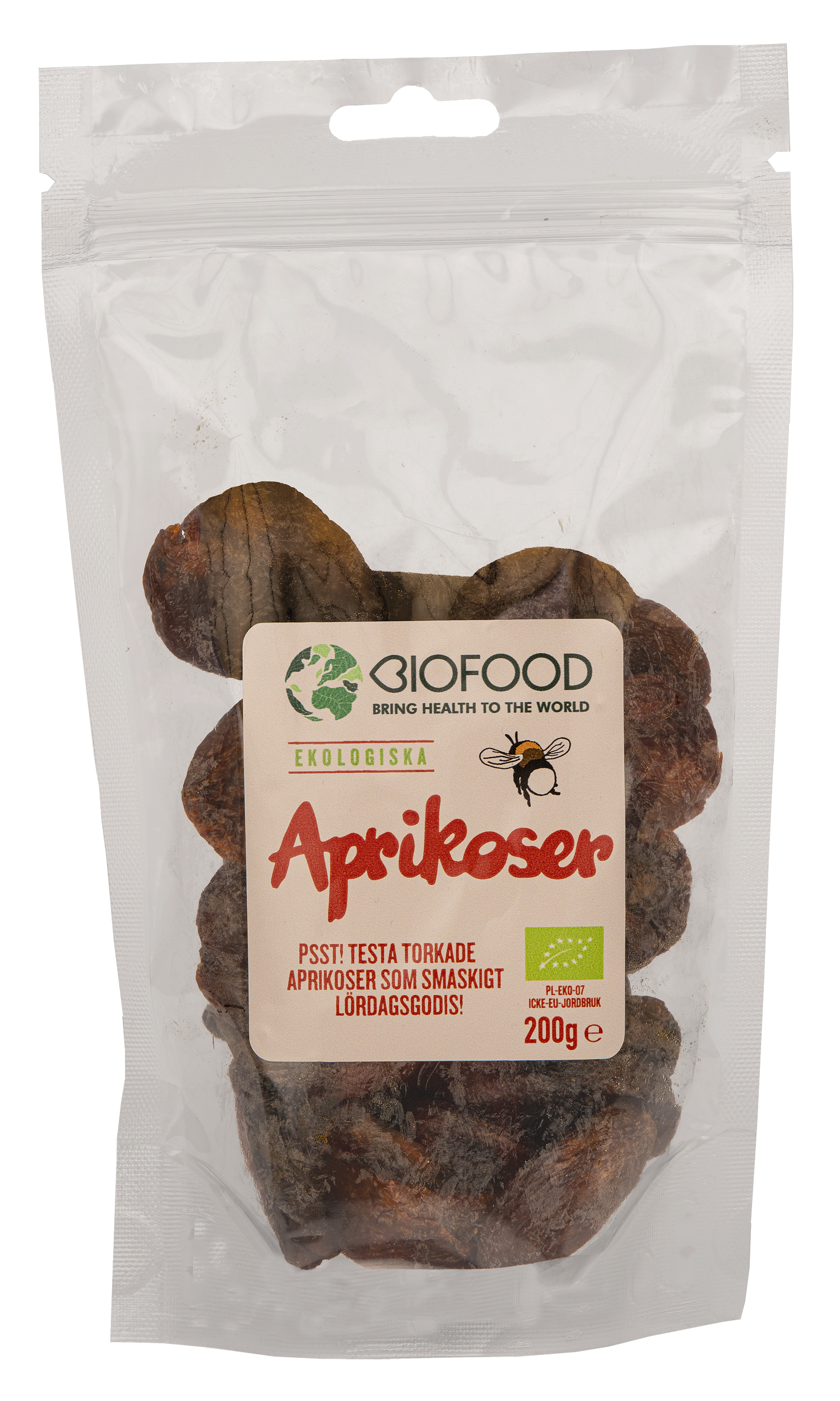  Aprikoser ekologiska 200gr