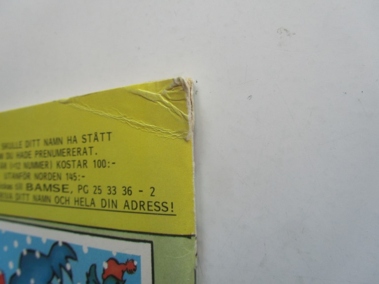 Bamse 1988 12 Vg med kalender - 5