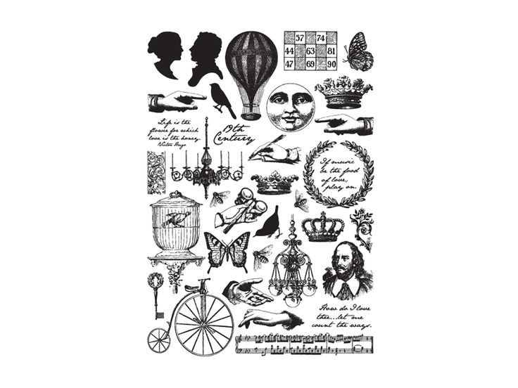 7 GYPSIES Rubbings  Victoriana