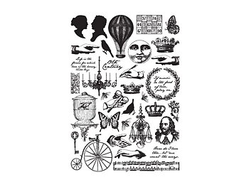 7 GYPSIES Rubbings  Victoriana