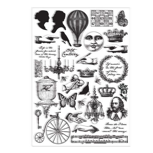 7 GYPSIES Rubbings  Victoriana - 2