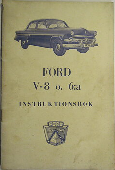 1954 Ford instruktionsbok svensk