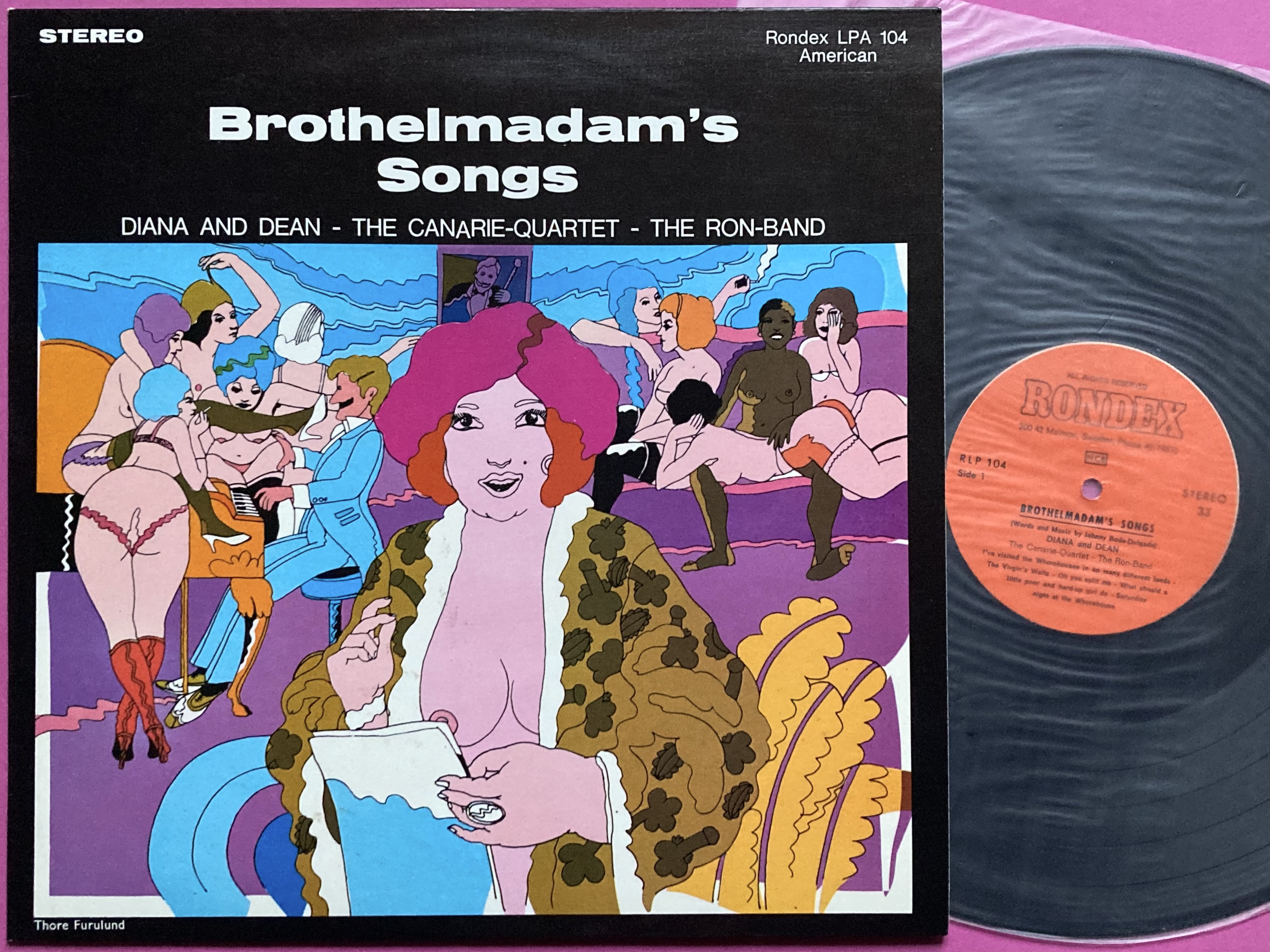BROTHELMADAM´S SONGS - Swe-orig LP 1973