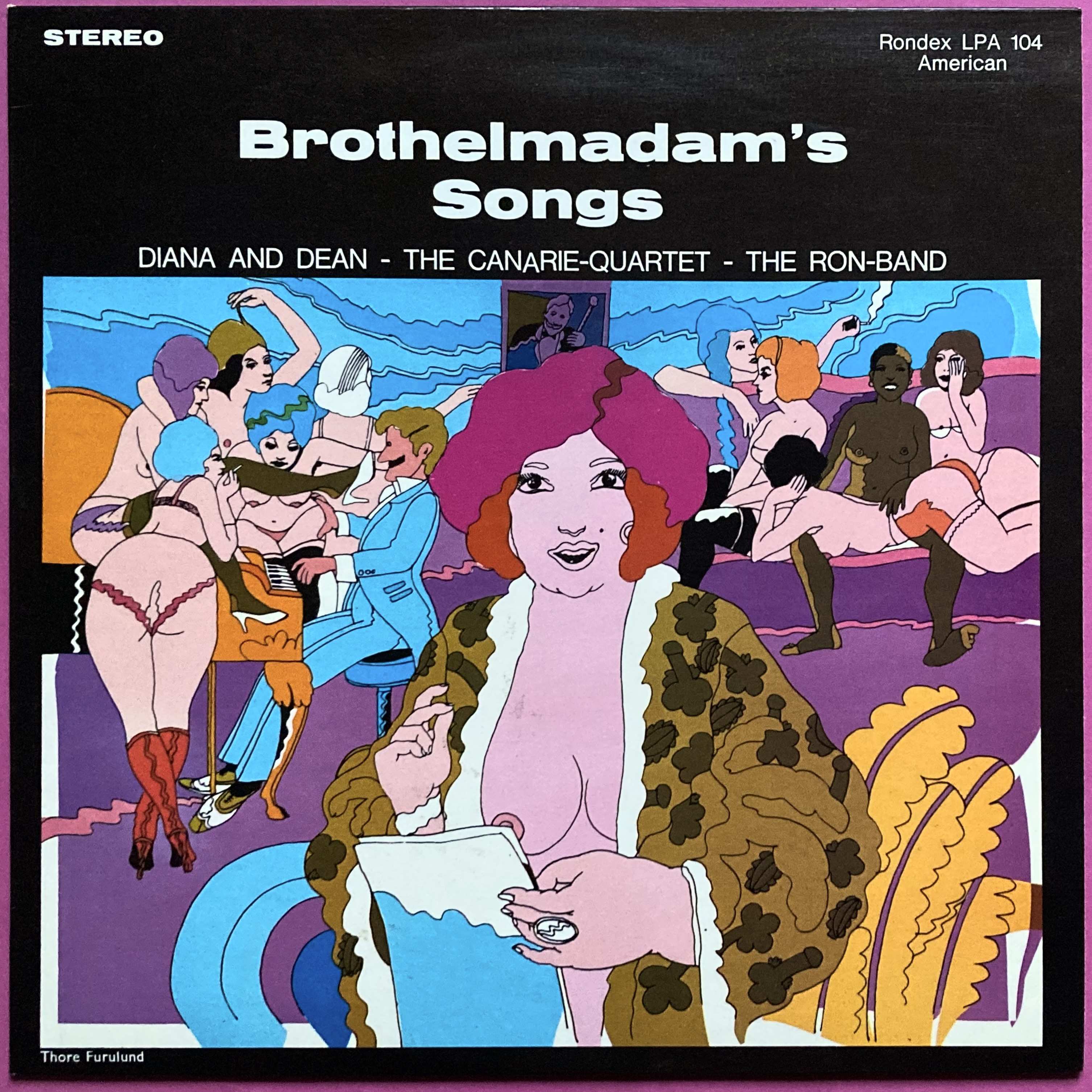 BROTHELMADAM´S SONGS - Swe-orig LP 1973 - 2