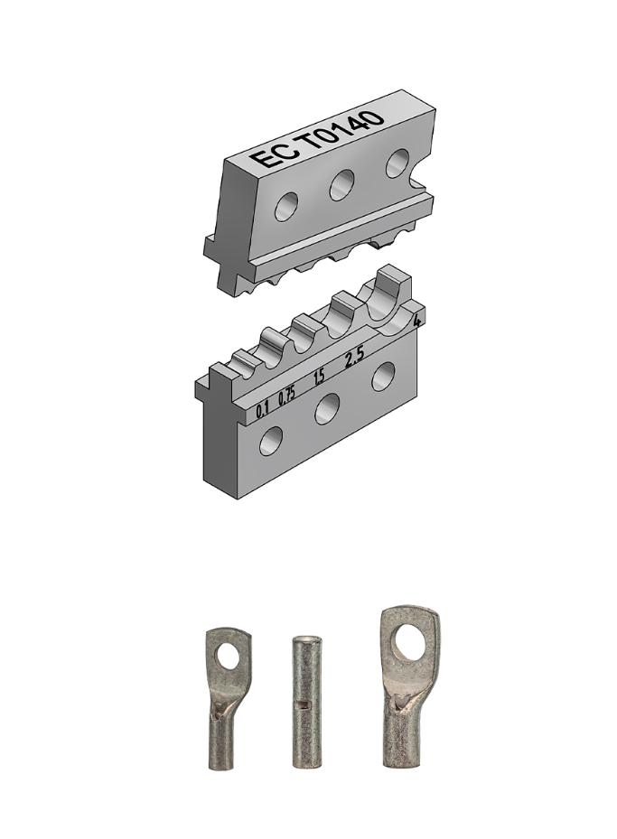 EC 65 Pressback för rörkabelskor EC T0140