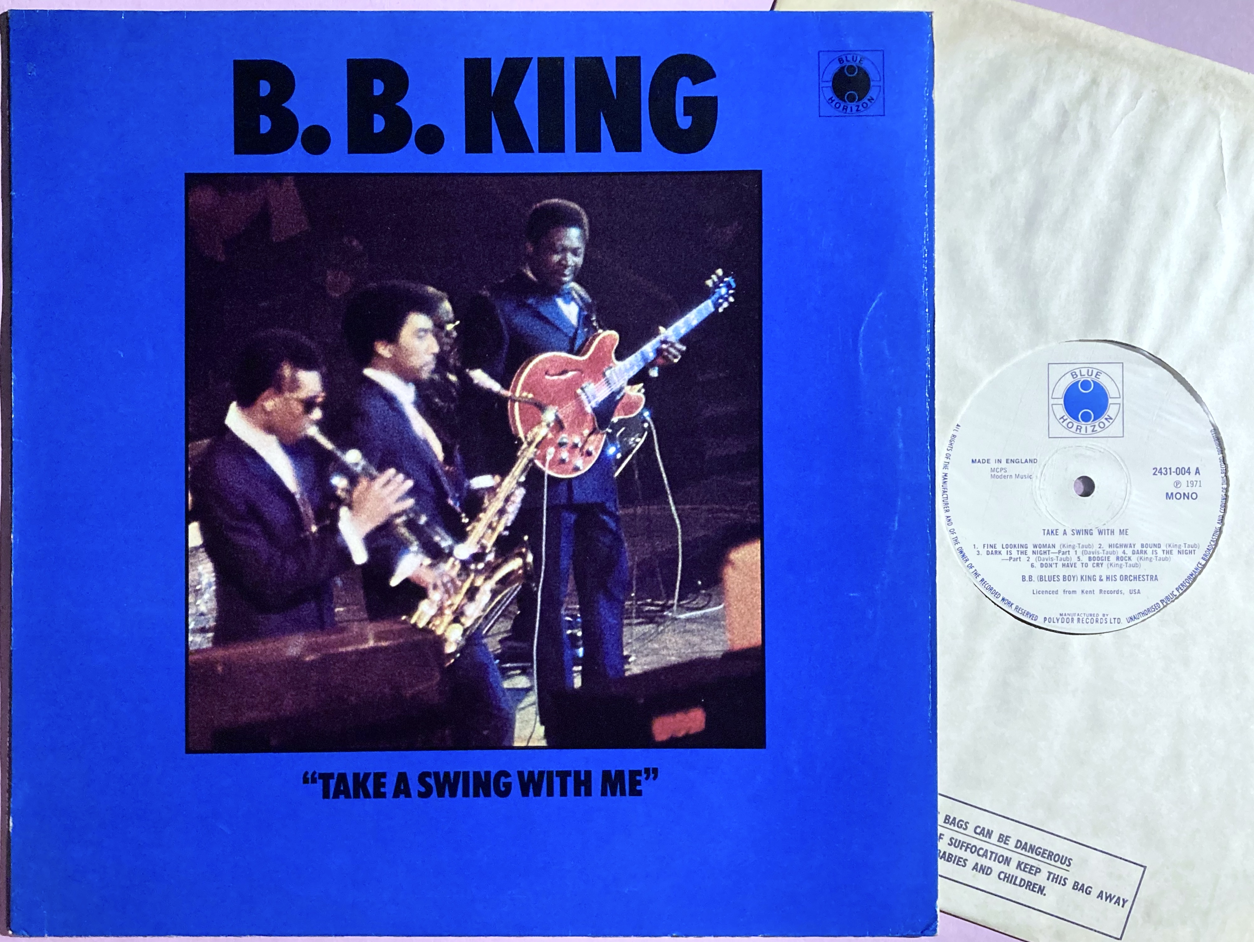 B.B. KING - take a swing with me UK orig LP 1971
