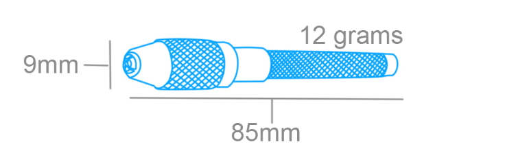English Pattern Pin Vice (0 - 1.0mm) - 2