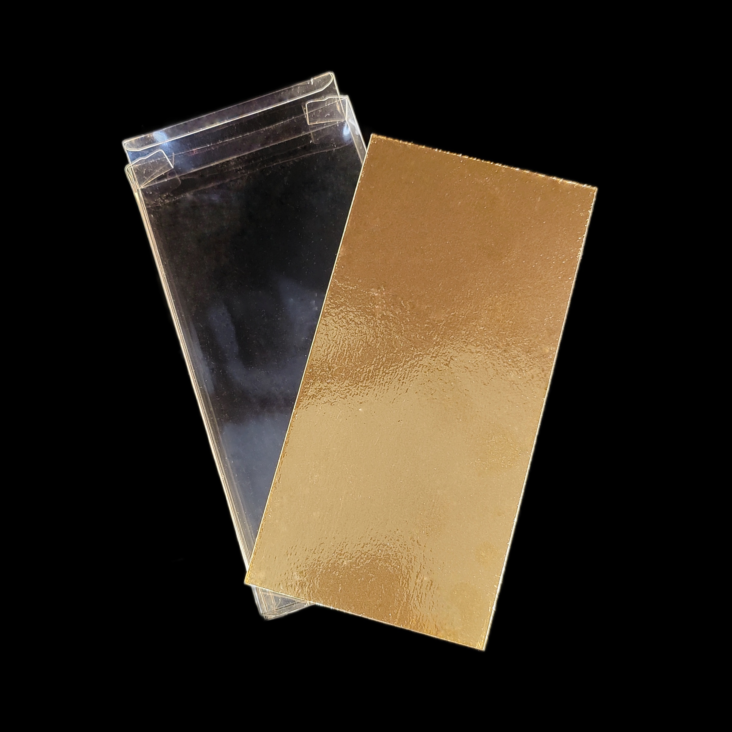 Clear base & lid box for chocolate bar, 159x79x15 - 3