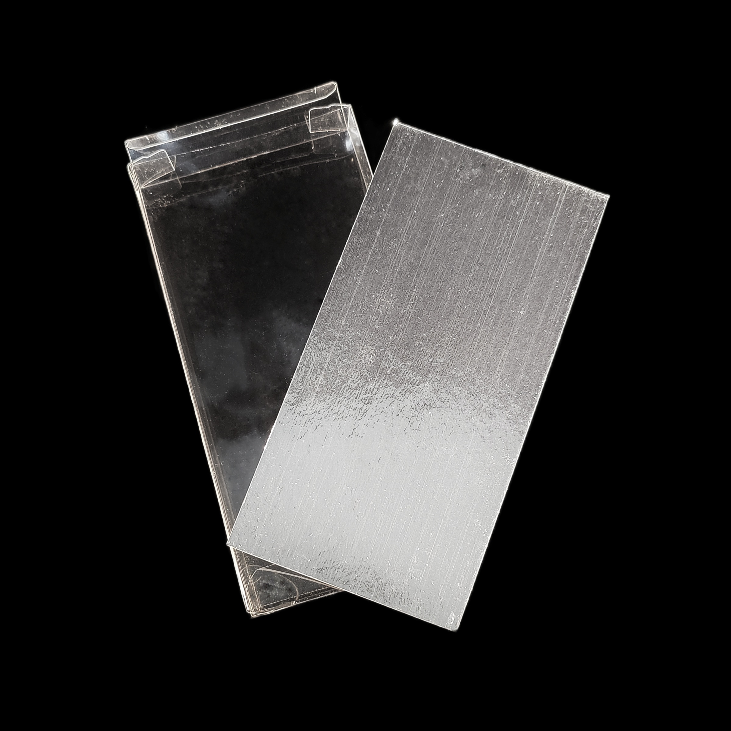 Clear base & lid box for chocolate bar, 159x79x15 - 4