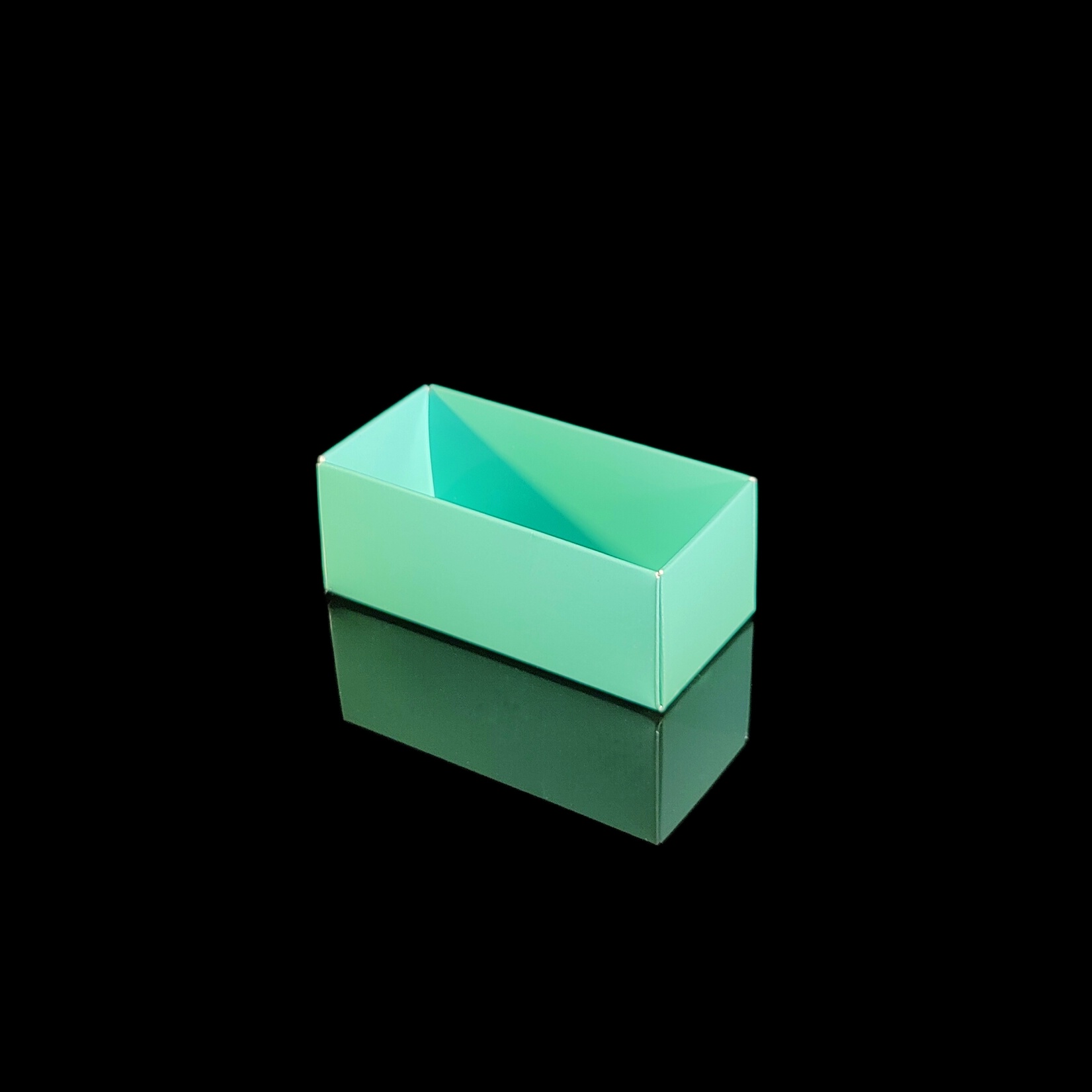 Base for 2-piece Praline Box, Aqua