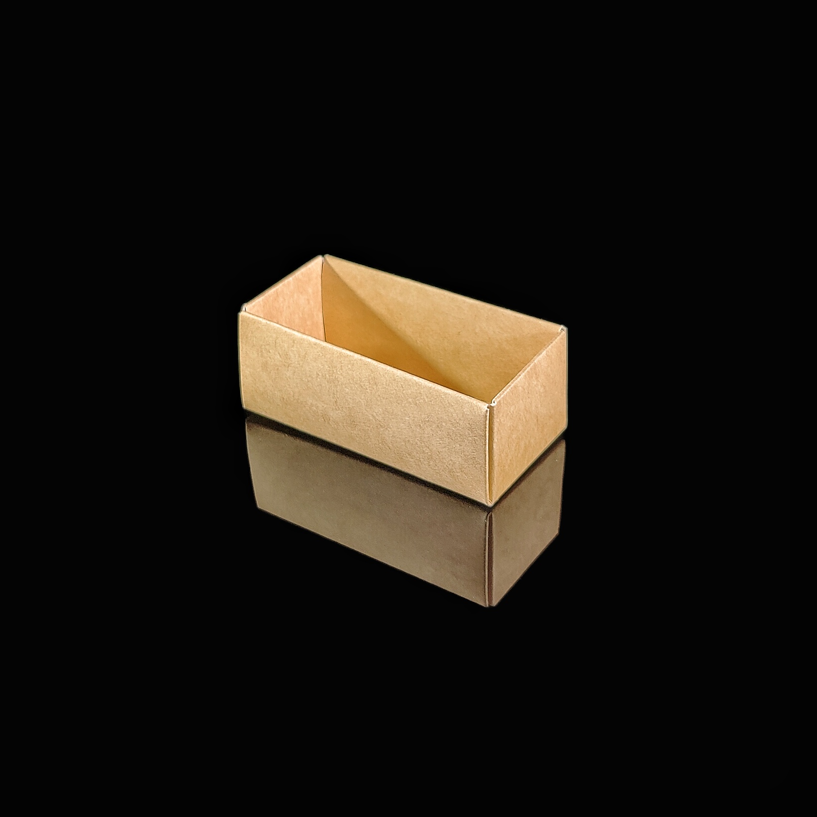 Base for 2-piece Praline Box, Natural kraft