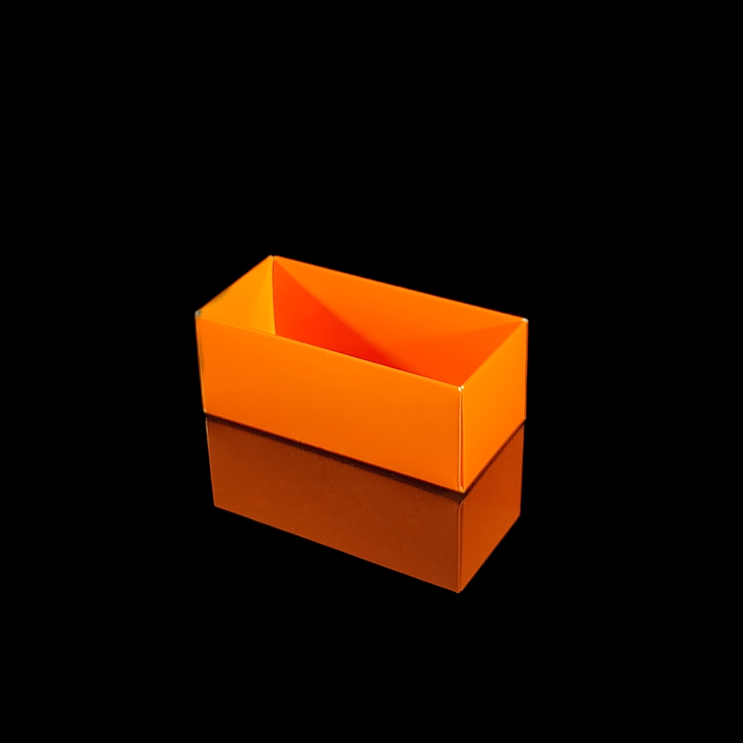 Base for 2-piece Praline Box, Orange