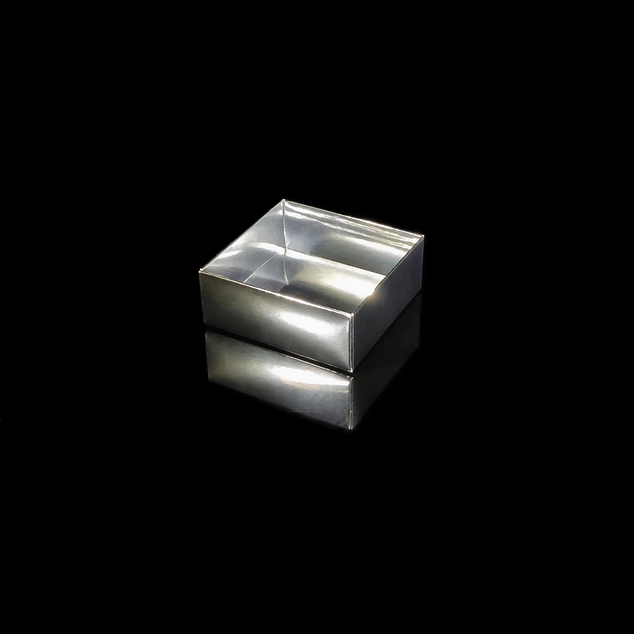 Botten till 4-bitars pralinask, silver