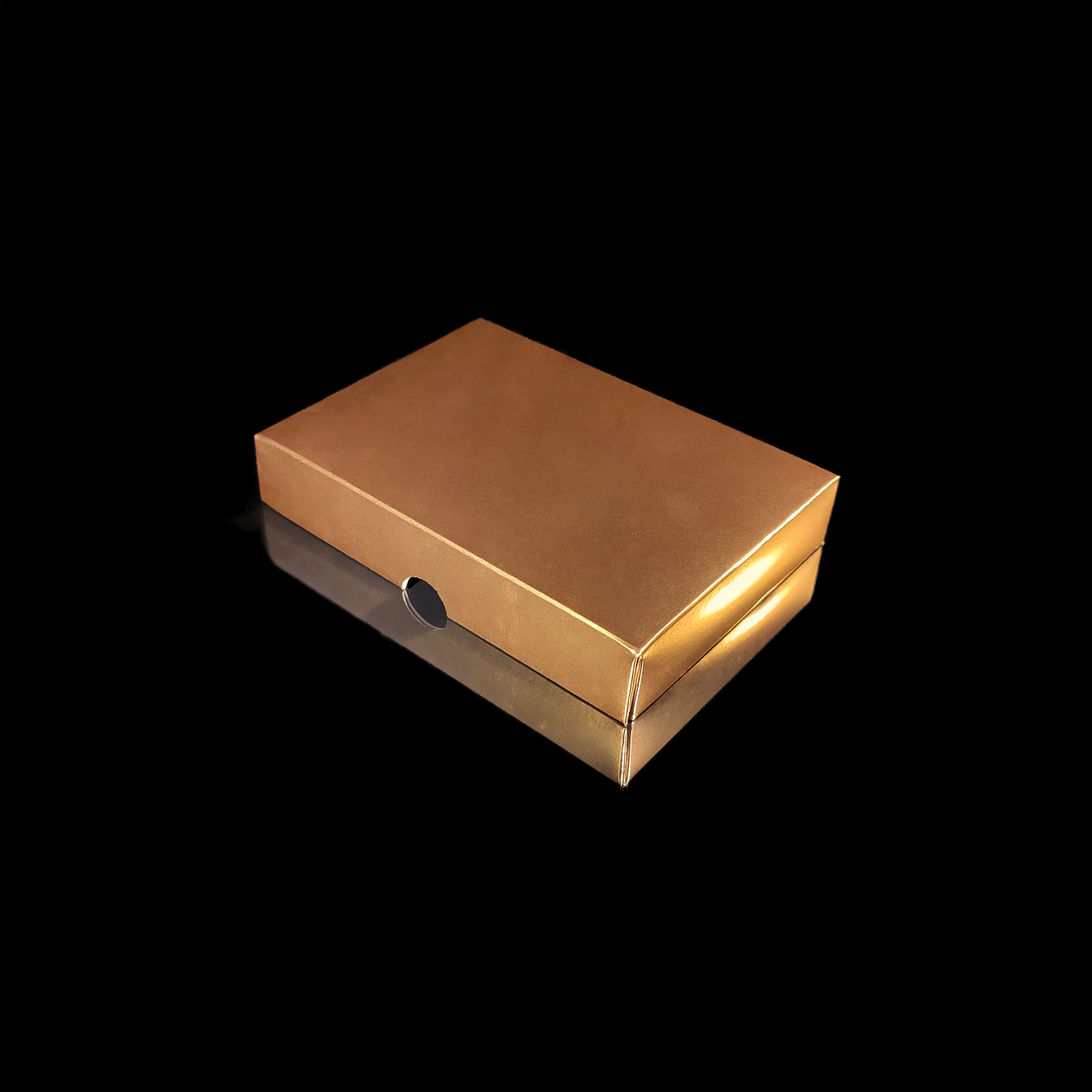 Lock till 12-bitars pralinask, guld