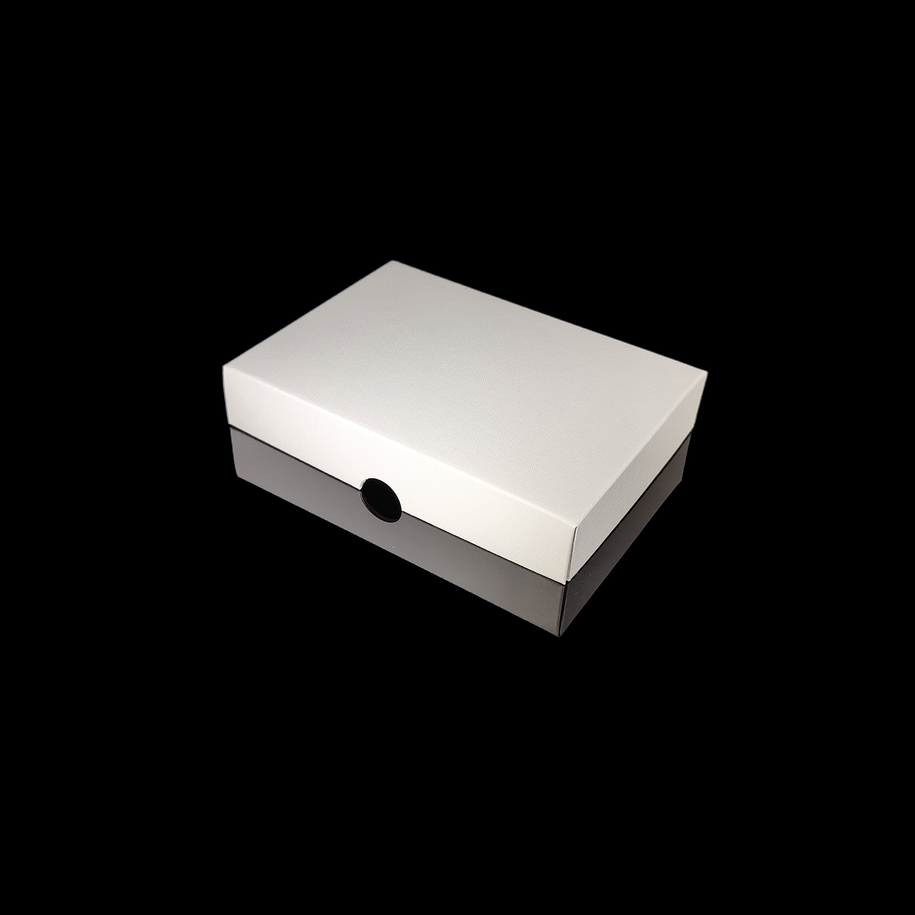 Lid for 12-piece Praline Box, White Textured