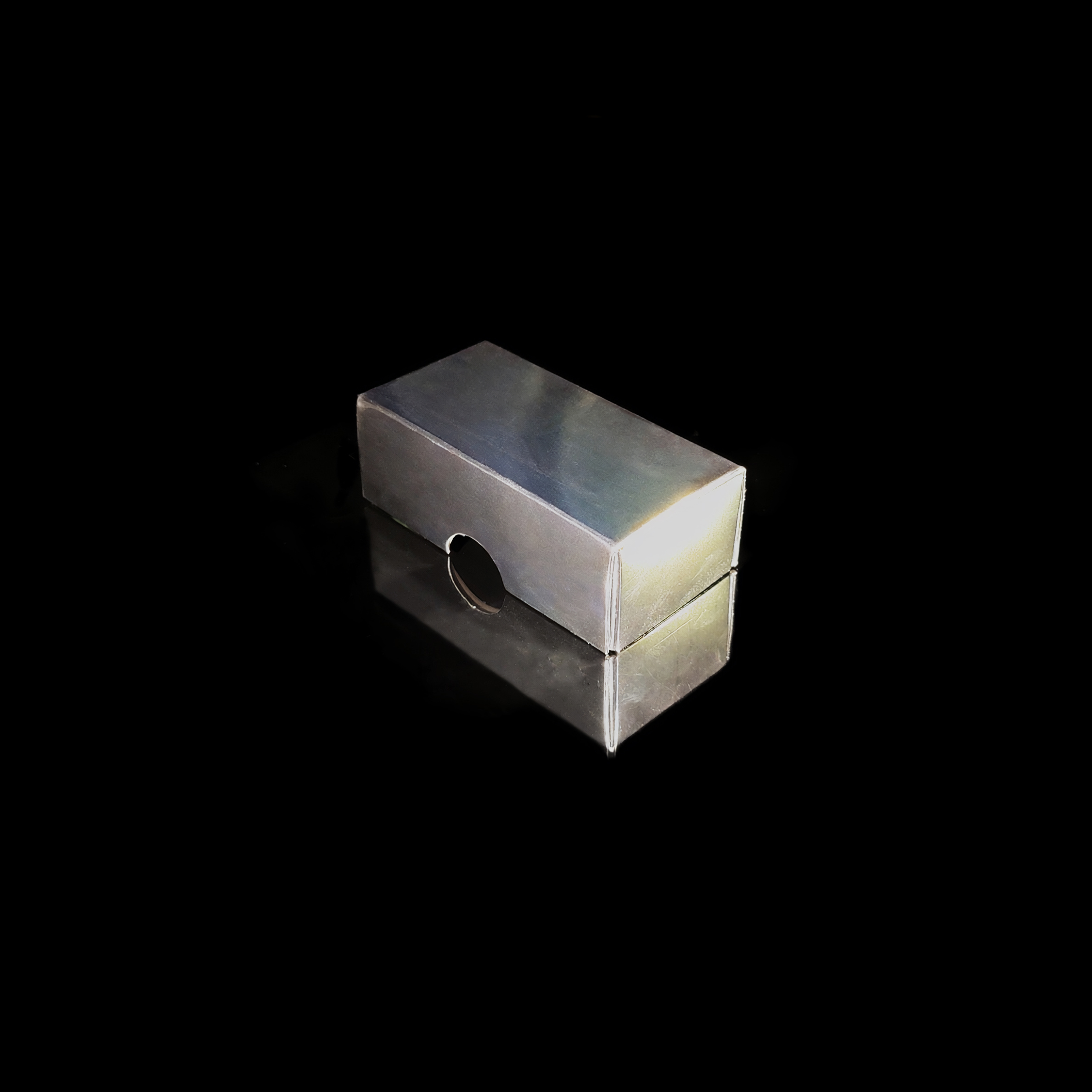 Lock till 2-bitars pralinask, silver