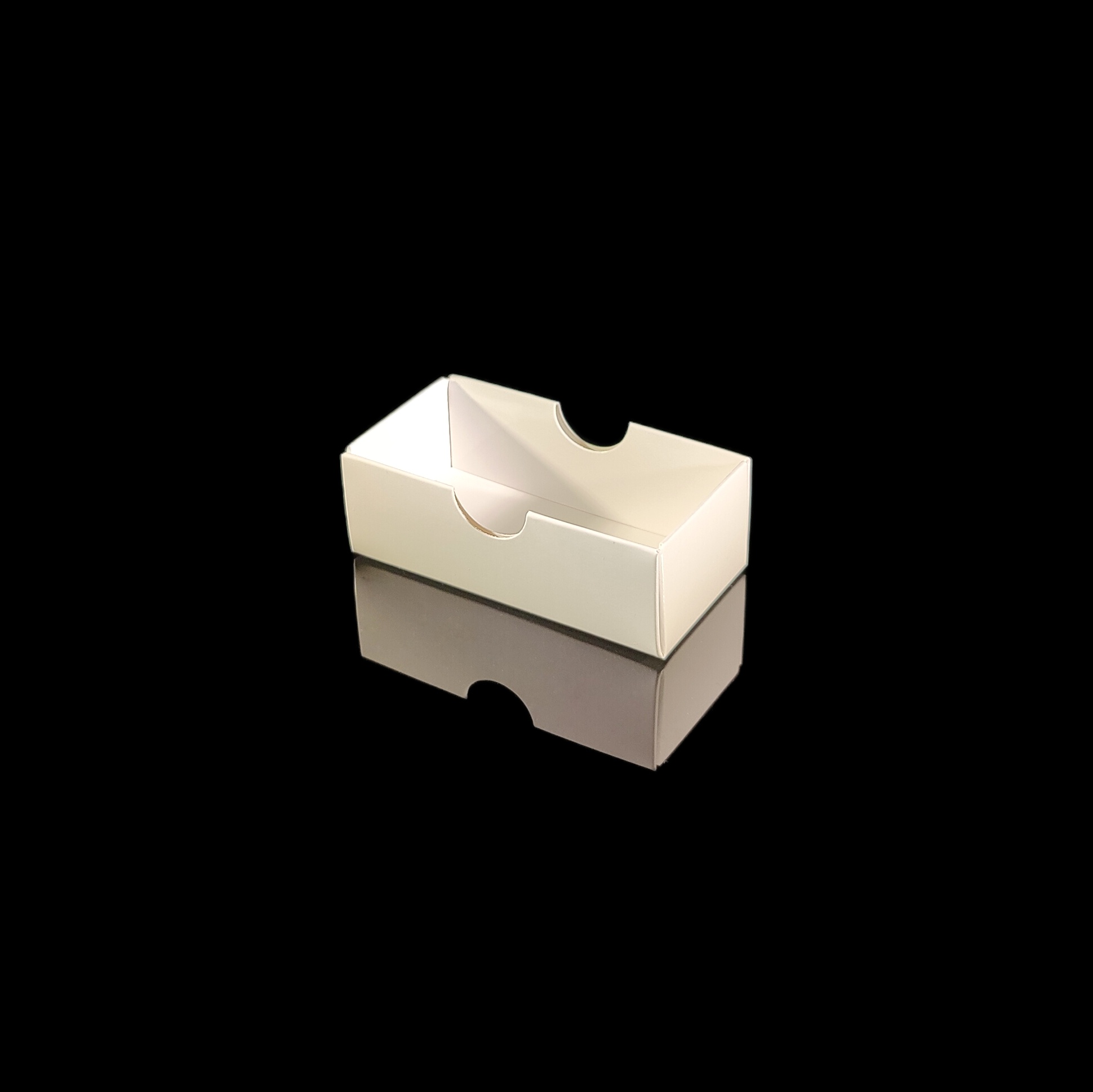 Lid for 2 piece chocolate box, white